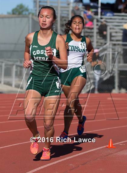 Thumbnail 1 in Orange County Track & Field Championships (Girls 800 Meter & 1600 Meter) photogallery.