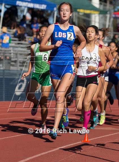 Thumbnail 3 in Orange County Track & Field Championships (Girls 800 Meter & 1600 Meter) photogallery.