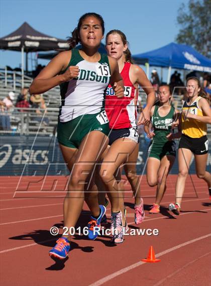 Thumbnail 1 in Orange County Track & Field Championships (Girls 800 Meter & 1600 Meter) photogallery.