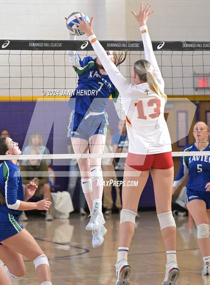 Thumbnail 1 in Xavier College Prep vs. Cathedral Catholic (Durango Fall Classic) photogallery.