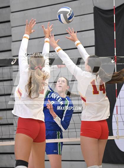 Thumbnail 2 in Xavier College Prep vs. Cathedral Catholic (Durango Fall Classic) photogallery.