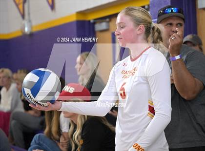 Thumbnail 2 in Xavier College Prep vs. Cathedral Catholic (Durango Fall Classic) photogallery.