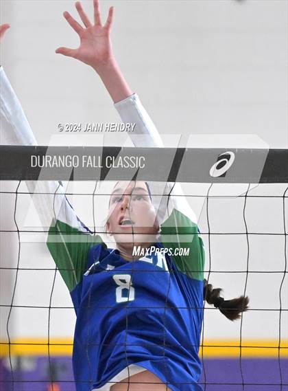 Thumbnail 3 in Xavier College Prep vs. Cathedral Catholic (Durango Fall Classic) photogallery.