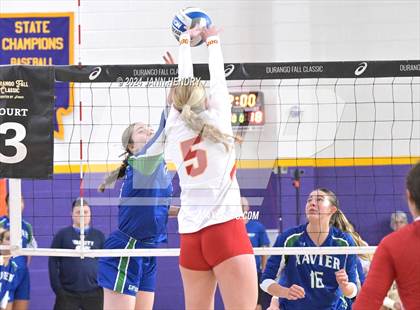 Thumbnail 1 in Xavier College Prep vs. Cathedral Catholic (Durango Fall Classic) photogallery.
