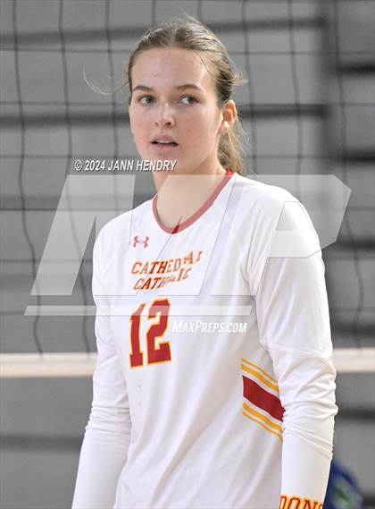 Thumbnail 2 in Xavier College Prep vs. Cathedral Catholic (Durango Fall Classic) photogallery.