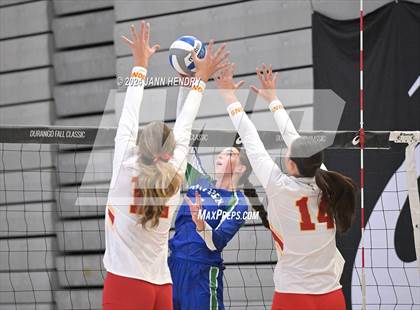 Thumbnail 1 in Xavier College Prep vs. Cathedral Catholic (Durango Fall Classic) photogallery.