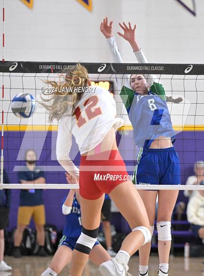 Thumbnail 1 in Xavier College Prep vs. Cathedral Catholic (Durango Fall Classic) photogallery.