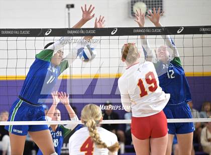 Thumbnail 2 in Xavier College Prep vs. Cathedral Catholic (Durango Fall Classic) photogallery.