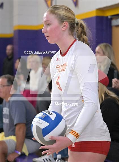 Thumbnail 3 in Xavier College Prep vs. Cathedral Catholic (Durango Fall Classic) photogallery.