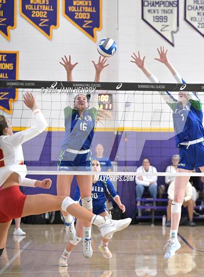 Thumbnail 1 in Xavier College Prep vs. Cathedral Catholic (Durango Fall Classic) photogallery.