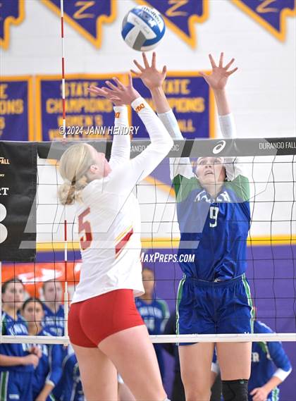 Thumbnail 2 in Xavier College Prep vs. Cathedral Catholic (Durango Fall Classic) photogallery.