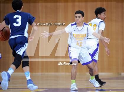 Thumbnail 2 in Valley Christian @ Archbishop Riordan (Freshman B Game) photogallery.