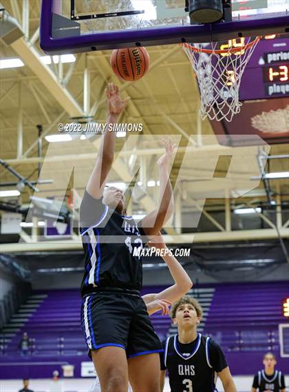 Thumbnail 3 in Quincy vs. Rockford East (Prairie Farms Holiday Classic) photogallery.