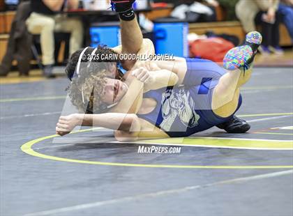 Thumbnail 3 in Eastern Guilford vs Swansboro (Blood Pernu Duals) photogallery.