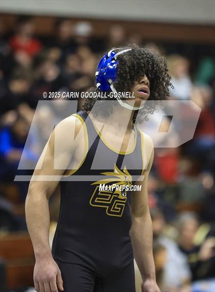 Thumbnail 1 in Eastern Guilford vs Swansboro (Blood Pernu Duals) photogallery.