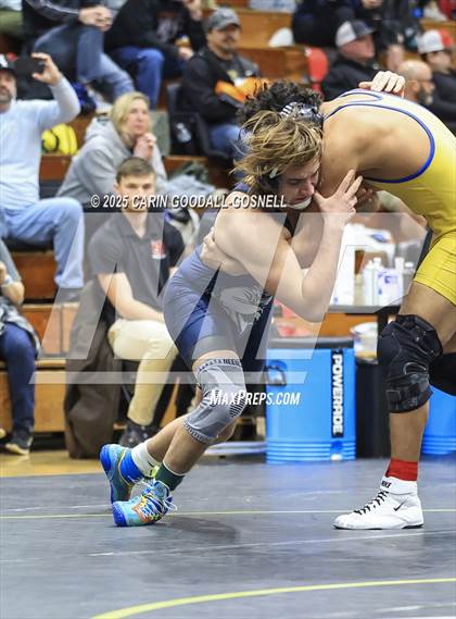 Thumbnail 1 in Eastern Guilford vs Swansboro (Blood Pernu Duals) photogallery.