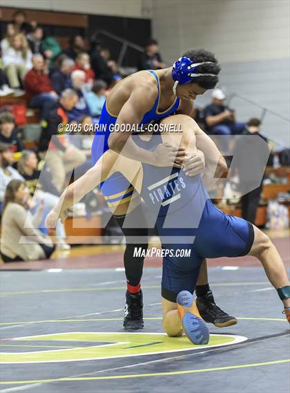 Thumbnail 3 in Eastern Guilford vs Swansboro (Blood Pernu Duals) photogallery.