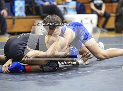 Thumbnail 3 in Eastern Guilford vs Swansboro (Blood Pernu Duals) photogallery.