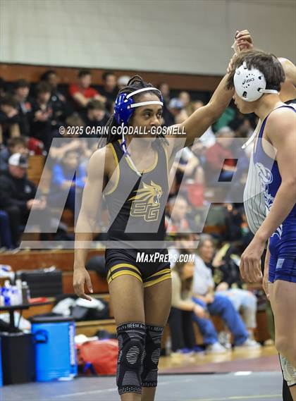 Thumbnail 2 in Eastern Guilford vs Swansboro (Blood Pernu Duals) photogallery.