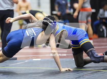 Thumbnail 3 in Eastern Guilford vs Swansboro (Blood Pernu Duals) photogallery.