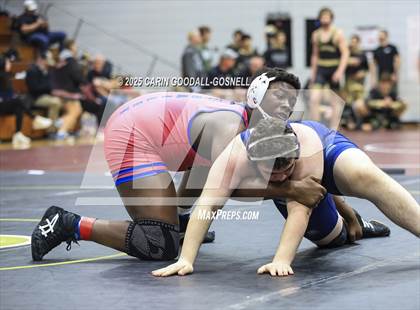 Thumbnail 3 in Eastern Guilford vs Swansboro (Blood Pernu Duals) photogallery.