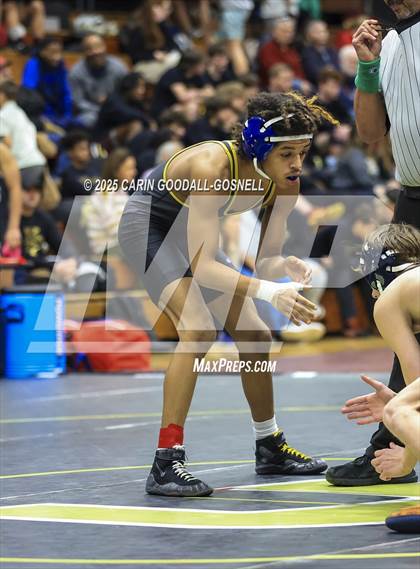 Thumbnail 2 in Eastern Guilford vs Swansboro (Blood Pernu Duals) photogallery.