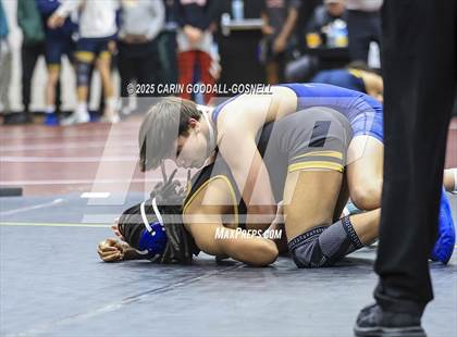 Thumbnail 2 in Eastern Guilford vs Swansboro (Blood Pernu Duals) photogallery.