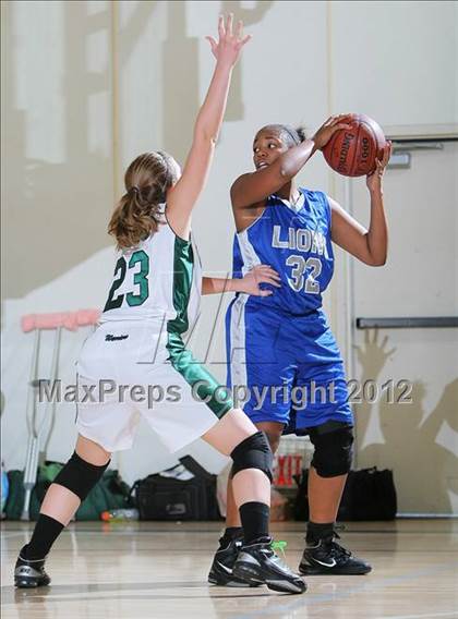 Thumbnail 2 in Cathedral City vs. Brethren Christian (MaxPreps Holiday Classic) photogallery.