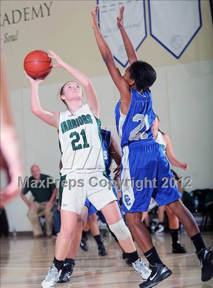 Thumbnail 1 in Cathedral City vs. Brethren Christian (MaxPreps Holiday Classic) photogallery.