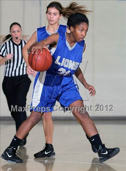 Thumbnail 1 in Cathedral City vs. Brethren Christian (MaxPreps Holiday Classic) photogallery.