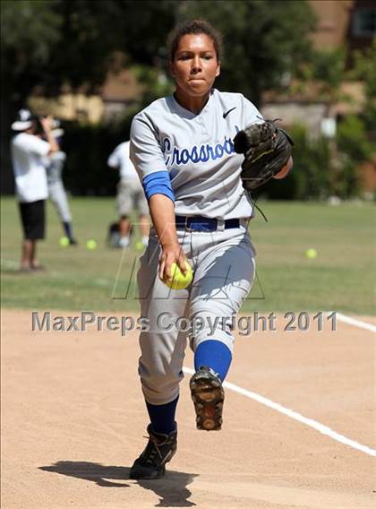 Thumbnail 2 in Bellarmine-Jefferson vs. Crossroads (CIF SS Playoffs) photogallery.