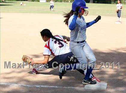 Thumbnail 3 in Bellarmine-Jefferson vs. Crossroads (CIF SS Playoffs) photogallery.
