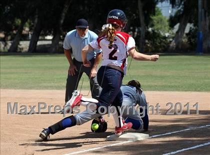Thumbnail 1 in Bellarmine-Jefferson vs. Crossroads (CIF SS Playoffs) photogallery.