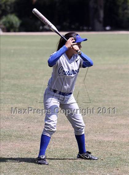 Thumbnail 1 in Bellarmine-Jefferson vs. Crossroads (CIF SS Playoffs) photogallery.