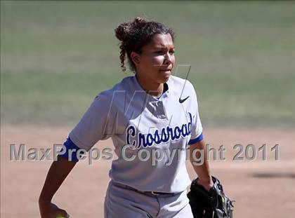 Thumbnail 3 in Bellarmine-Jefferson vs. Crossroads (CIF SS Playoffs) photogallery.
