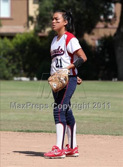 Thumbnail 2 in Bellarmine-Jefferson vs. Crossroads (CIF SS Playoffs) photogallery.