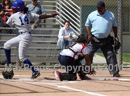 Thumbnail 3 in Bellarmine-Jefferson vs. Crossroads (CIF SS Playoffs) photogallery.