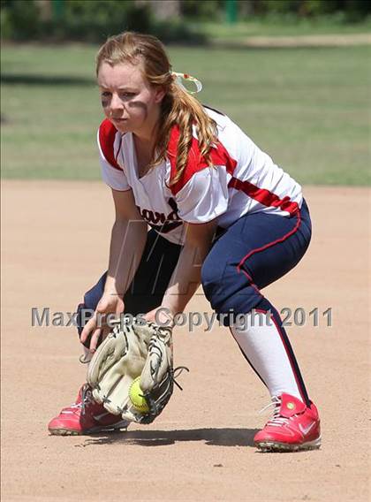 Thumbnail 2 in Bellarmine-Jefferson vs. Crossroads (CIF SS Playoffs) photogallery.