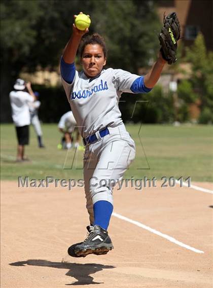 Thumbnail 2 in Bellarmine-Jefferson vs. Crossroads (CIF SS Playoffs) photogallery.