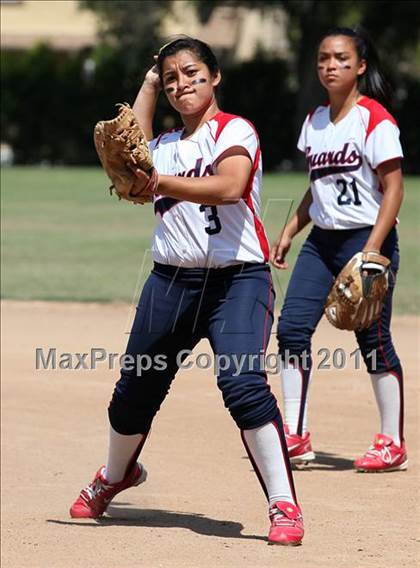 Thumbnail 3 in Bellarmine-Jefferson vs. Crossroads (CIF SS Playoffs) photogallery.