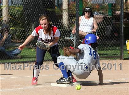 Thumbnail 3 in Bellarmine-Jefferson vs. Crossroads (CIF SS Playoffs) photogallery.