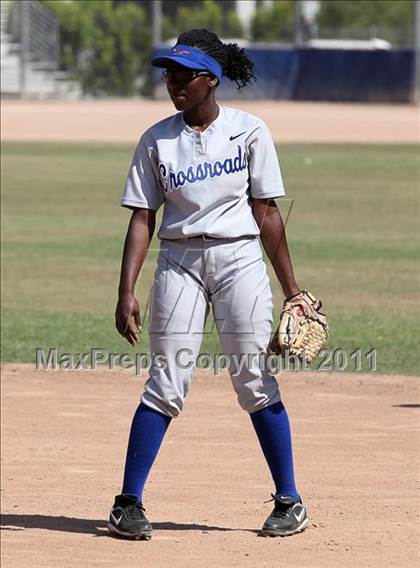 Thumbnail 1 in Bellarmine-Jefferson vs. Crossroads (CIF SS Playoffs) photogallery.