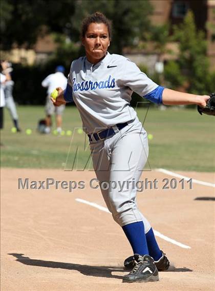 Thumbnail 3 in Bellarmine-Jefferson vs. Crossroads (CIF SS Playoffs) photogallery.