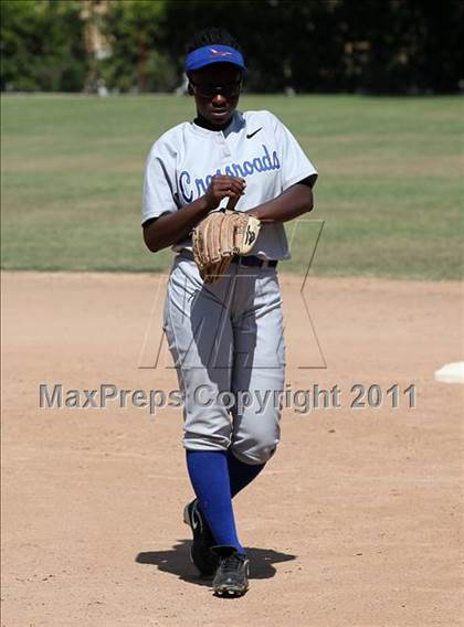 Thumbnail 2 in Bellarmine-Jefferson vs. Crossroads (CIF SS Playoffs) photogallery.