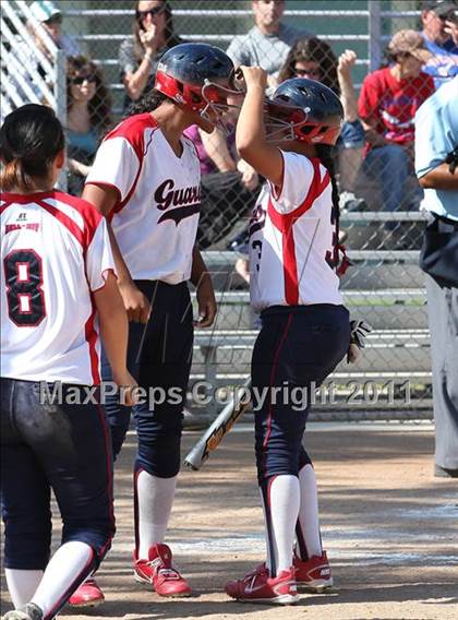 Thumbnail 1 in Bellarmine-Jefferson vs. Crossroads (CIF SS Playoffs) photogallery.