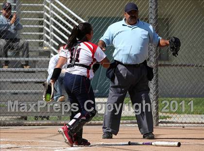 Thumbnail 1 in Bellarmine-Jefferson vs. Crossroads (CIF SS Playoffs) photogallery.