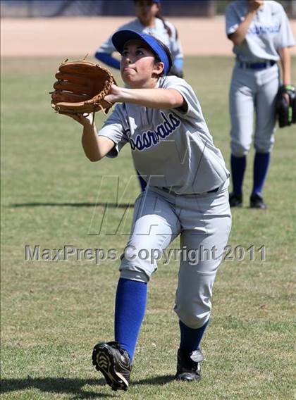 Thumbnail 3 in Bellarmine-Jefferson vs. Crossroads (CIF SS Playoffs) photogallery.