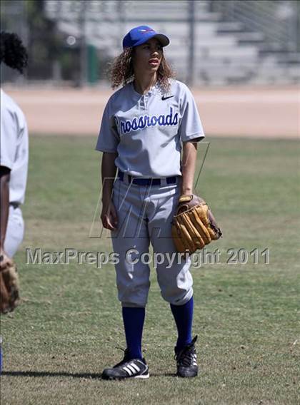Thumbnail 1 in Bellarmine-Jefferson vs. Crossroads (CIF SS Playoffs) photogallery.