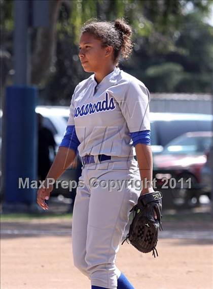 Thumbnail 3 in Bellarmine-Jefferson vs. Crossroads (CIF SS Playoffs) photogallery.