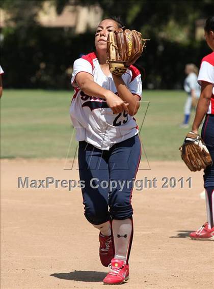 Thumbnail 2 in Bellarmine-Jefferson vs. Crossroads (CIF SS Playoffs) photogallery.